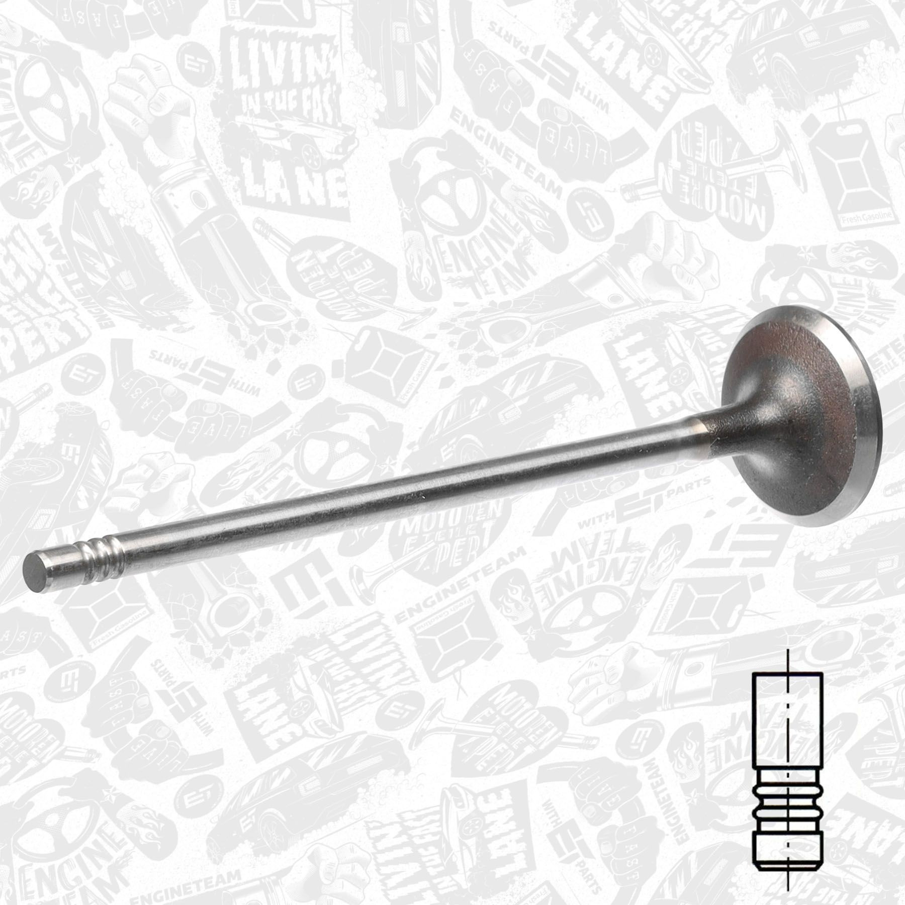 55254226 General Motors Válvula de admissão